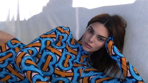 Kendall Jenner Grabs the Camera for Burberry's New Monogram 